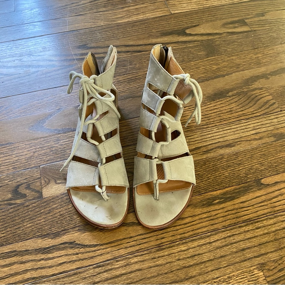 Corso Como Leather Gladiador Sandals